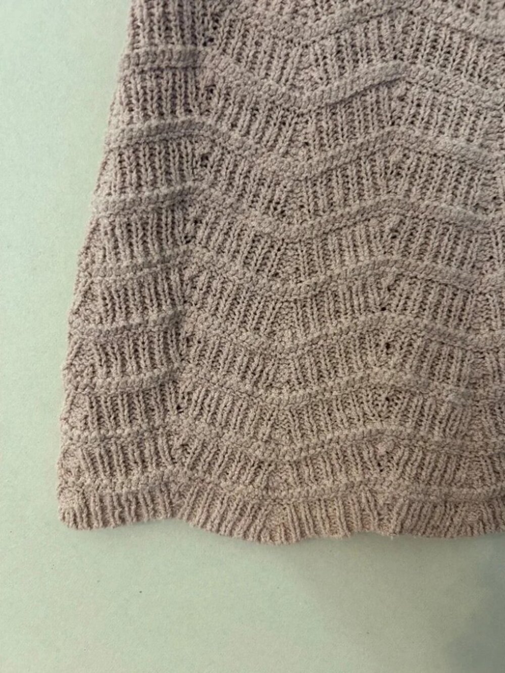 Madewell Crocheted V Neck Scalloped Knit Tank Size XL - Picture 5 of 5